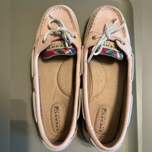 Sperry Pink Flats with Classic Loafer Design